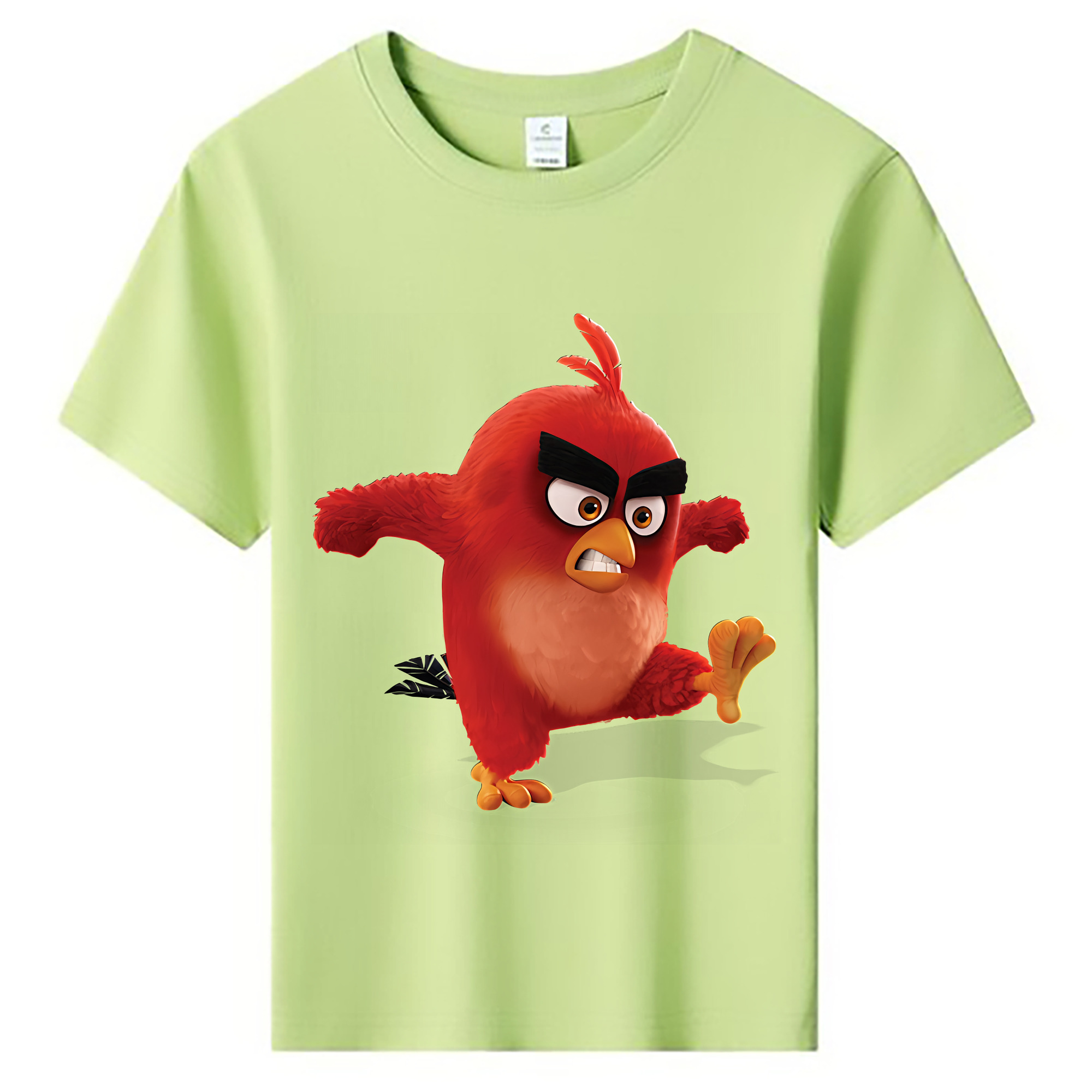 （画像用） Angry Birds アングリーバード 綿100％キッズTシャツ（フロントプリント）